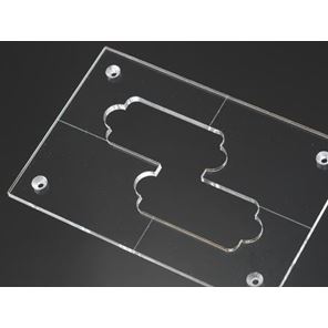 Picture of P-bass pickup routing template