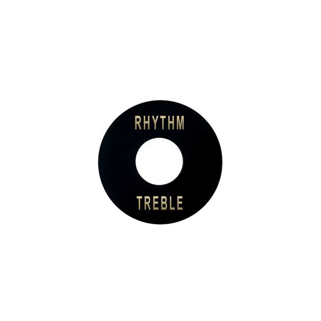 Picture of Les Paul Switch Plate Rhythm Treble - Black