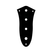 Picture of  Jazz Bass Control Plate - US Size Holes - Black