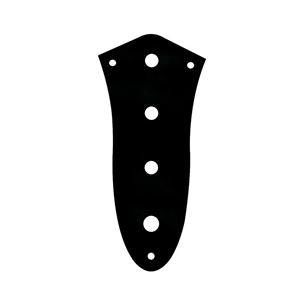 Picture of  Jazz Bass Control Plate - US Size Holes - Black