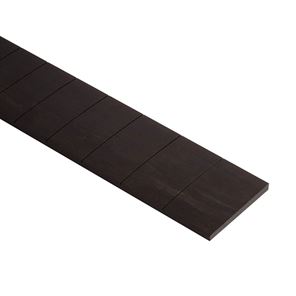 Picture of Pre-slotted Ebony Fetboard - 25.5 inch scale - 7.25 inch radius