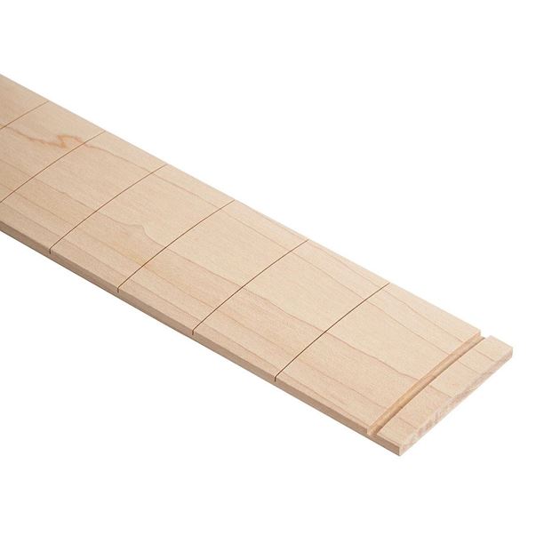 Picture of Pre-slotted Maple Fretboard - 25.5 inch scale - 9.5 inch radius
