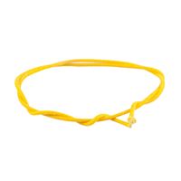 Picture of Gavitt Cloth Covered Push-Back Wire - Yellow - 1 meter