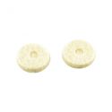 Picture of Felt washers for Strappins - White - Set of 2