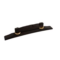Picture of Compensated Archtop Bridge - Ebony - Gold