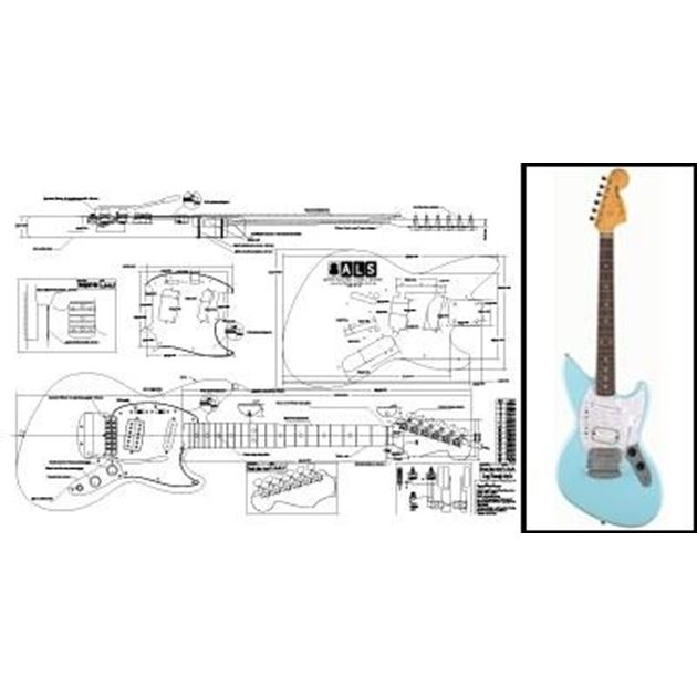 Picture of Fender Jagstang Blueprint