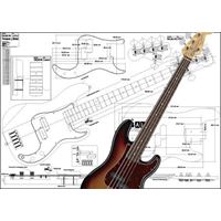 Picture of Fender Jazzbass 5-string Blueprint