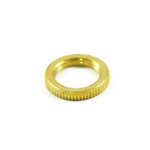 Picture of Switchcraft Knurled Nut For Toggle Switch - Gold