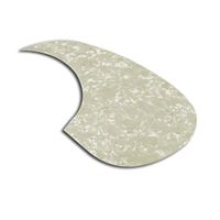 Picture of Teardrop Pickguard Acoustic Guitar - White Pearl