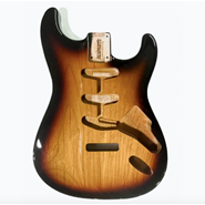 Picture of Allparts Stratocaster Body - Alder - 3-Tone Sunburst