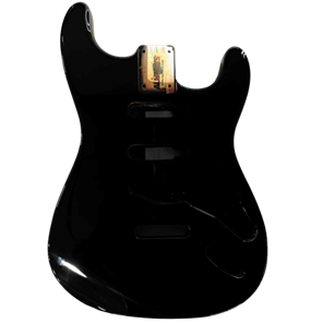 Picture of Allparts Stratocaster Body - Alder - Black