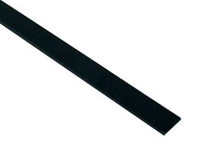 Afbeelding van Binding ABS Plastic - Zwart -  1.52 x 9.52 x 1650mm