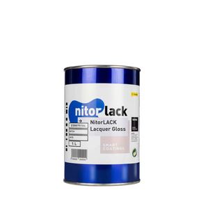 Afbeelding van Nitrocelluloselak Blank Hoogglans - 1000ml Blik