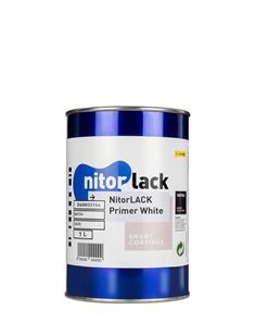 Afbeelding van Nitrocelluloselak Primer Wit - 1000ml Blik